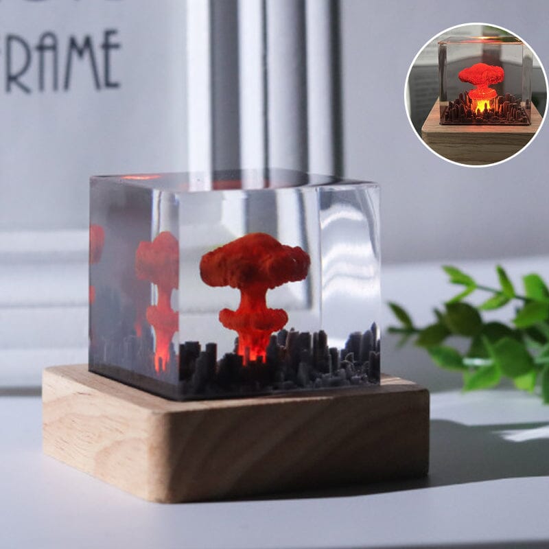 Lisslune | Resin lamp with explosive bombs
