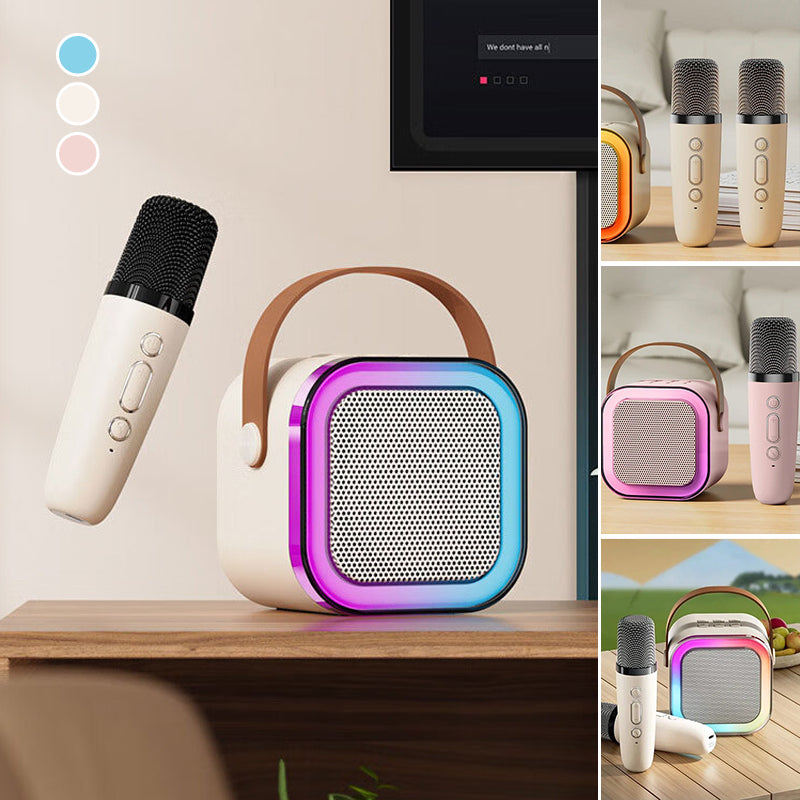 Lisslune | Mini karaoke machine with wireless microphones