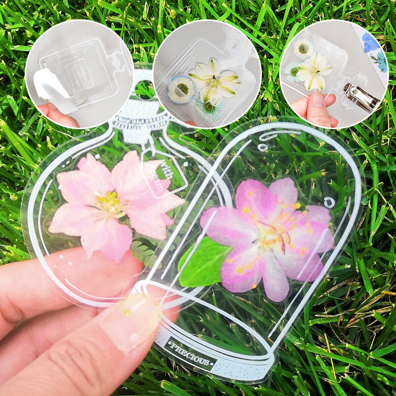 Lisslune | Transparent dried flower bookmarks