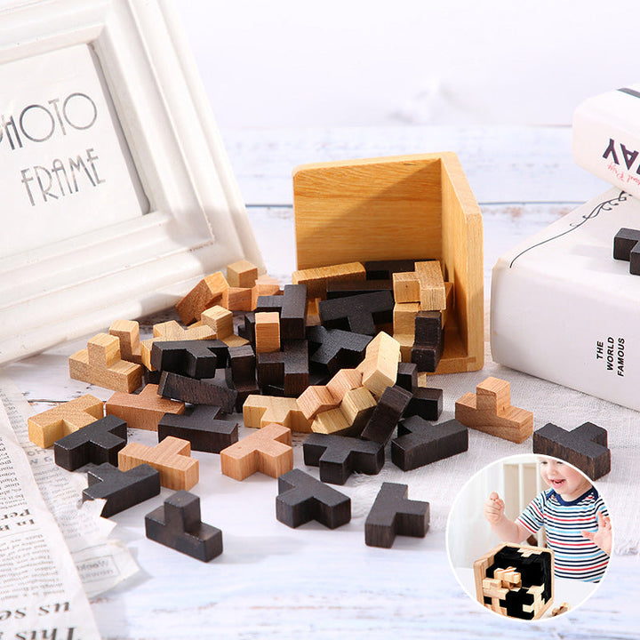 Lisslune | Wood intelligence toy brain teaser game
