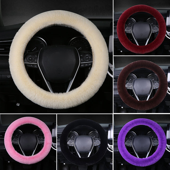 Lisslune | Universal Plush Steering Wheel Cover