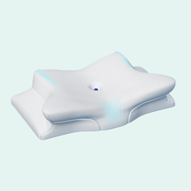 Lisslune | Memory Foam Neck Pillow | Ergonomic Support for Neck Pain Relief at Home