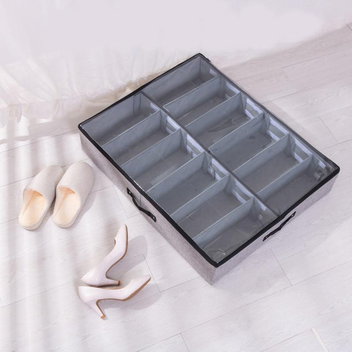Lisslune | Foldable Shoe Box Organizer and Shoe Storage
