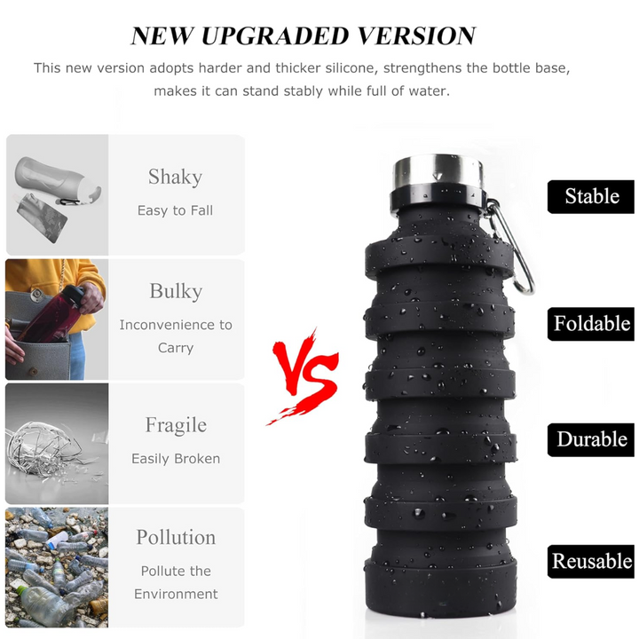 Lisslune | Foldable Shockproof Water Bottle