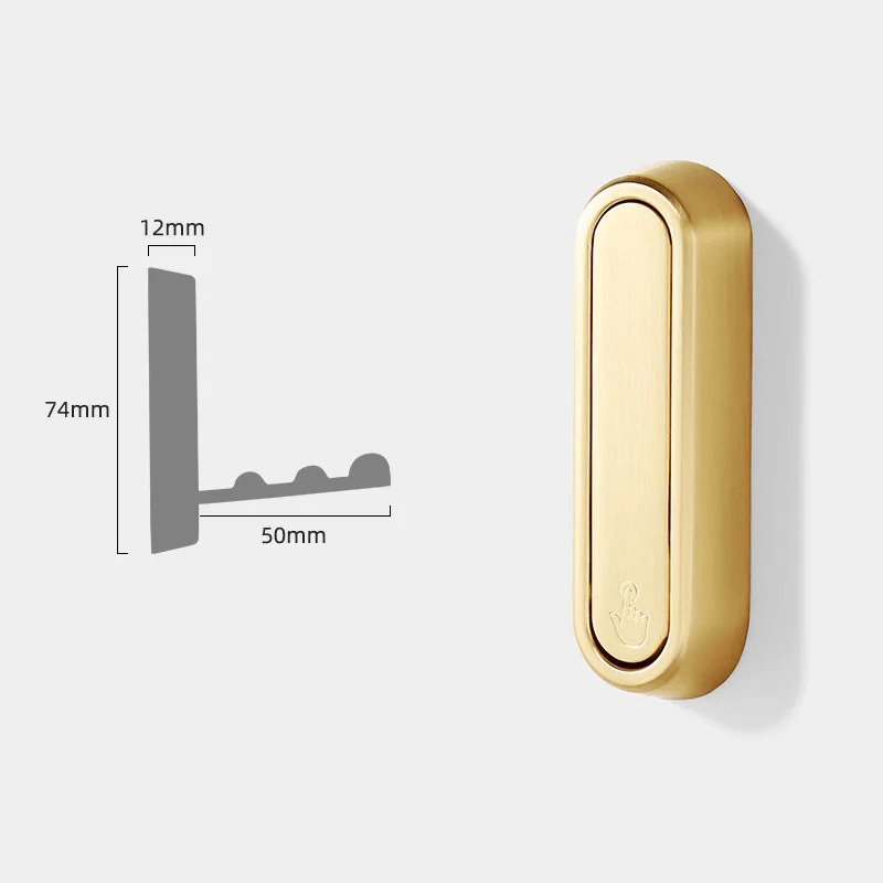 Lisslune | Folding Wall Hooks | Full Metal