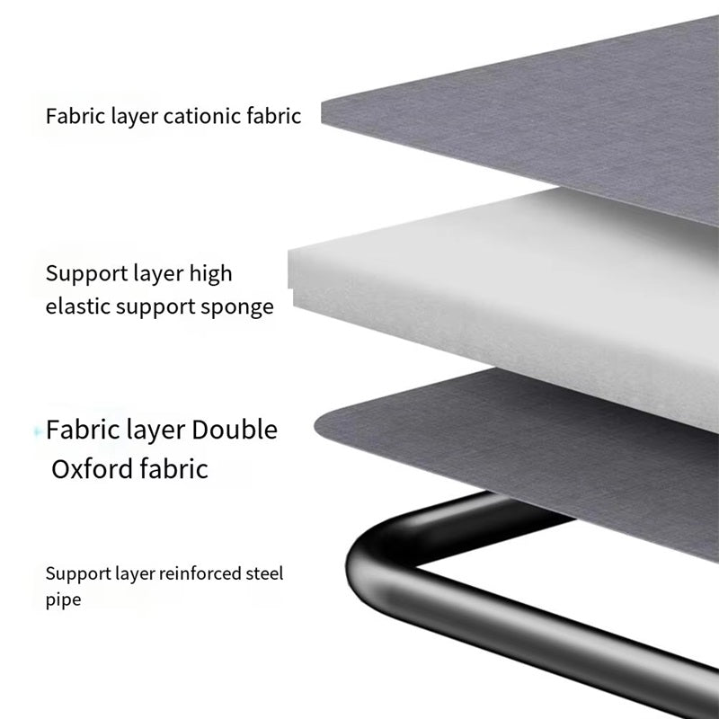 Lisslune | Folding Bed with Built-in Pillow & Side Pocket