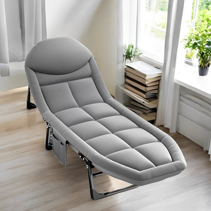 Lisslune | Folding Bed with Built-in Pillow & Side Pocket