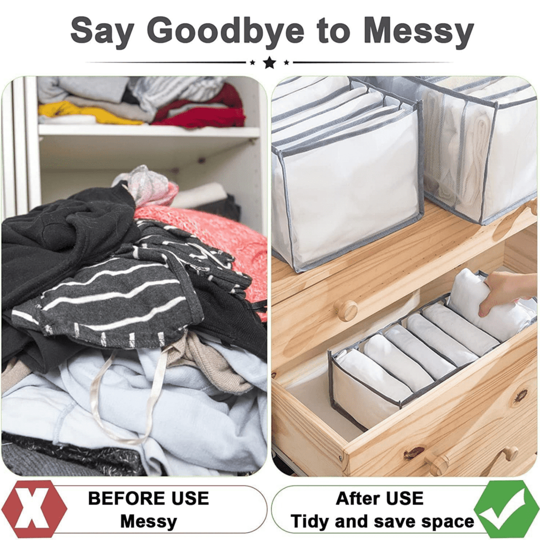 Lisslune | FOLDSPACE – Closet Organizer Set for Neat and Wrinkle-Free Storage