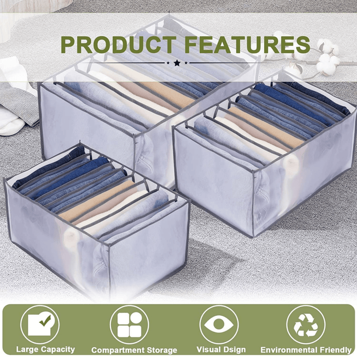 Lisslune | FOLDSPACE – Closet Organizer Set for Neat and Wrinkle-Free Storage