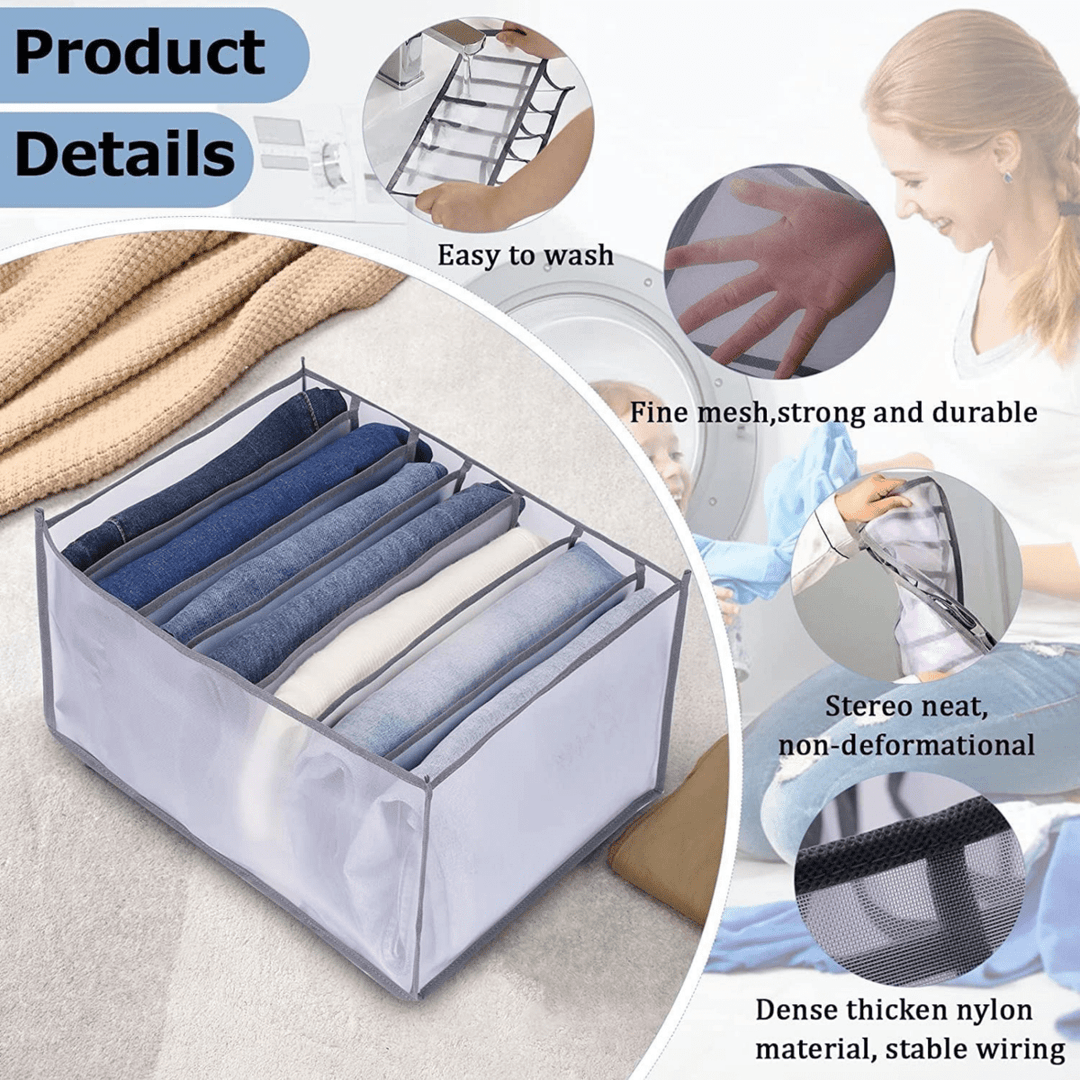 Lisslune | FOLDSPACE – Closet Organizer Set for Neat and Wrinkle-Free Storage