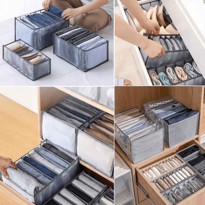 Lisslune | FOLDSPACE – Closet Organizer Set for Neat and Wrinkle-Free Storage
