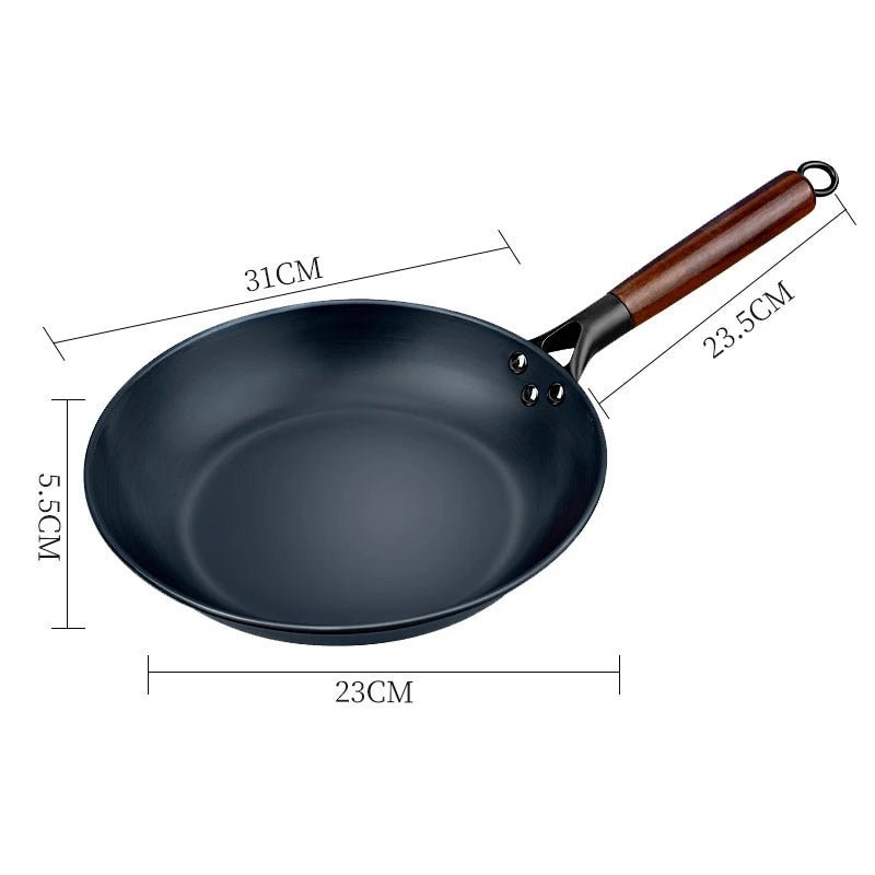 Lisslune | ForgeVerra Premium Cast Iron Skillet | Non-stick cast iron frying pan for healthy, even cooking