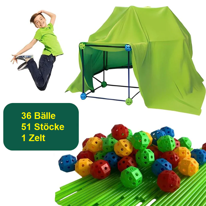 Lisslune | Children's playhouse kit - Plug-in system made of ABS plastic - For children aged 3 and up