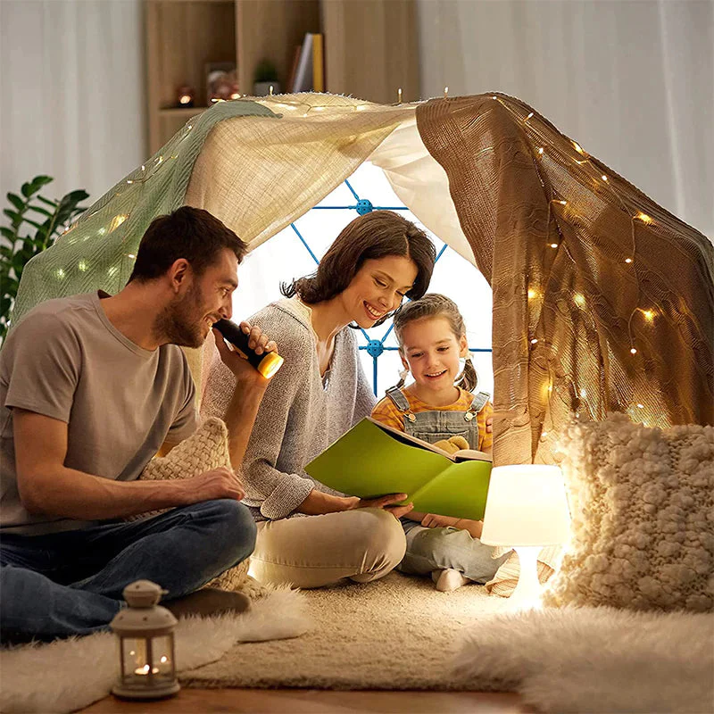 Lisslune | Children's playhouse kit - Plug-in system made of ABS plastic - For children aged 3 and up