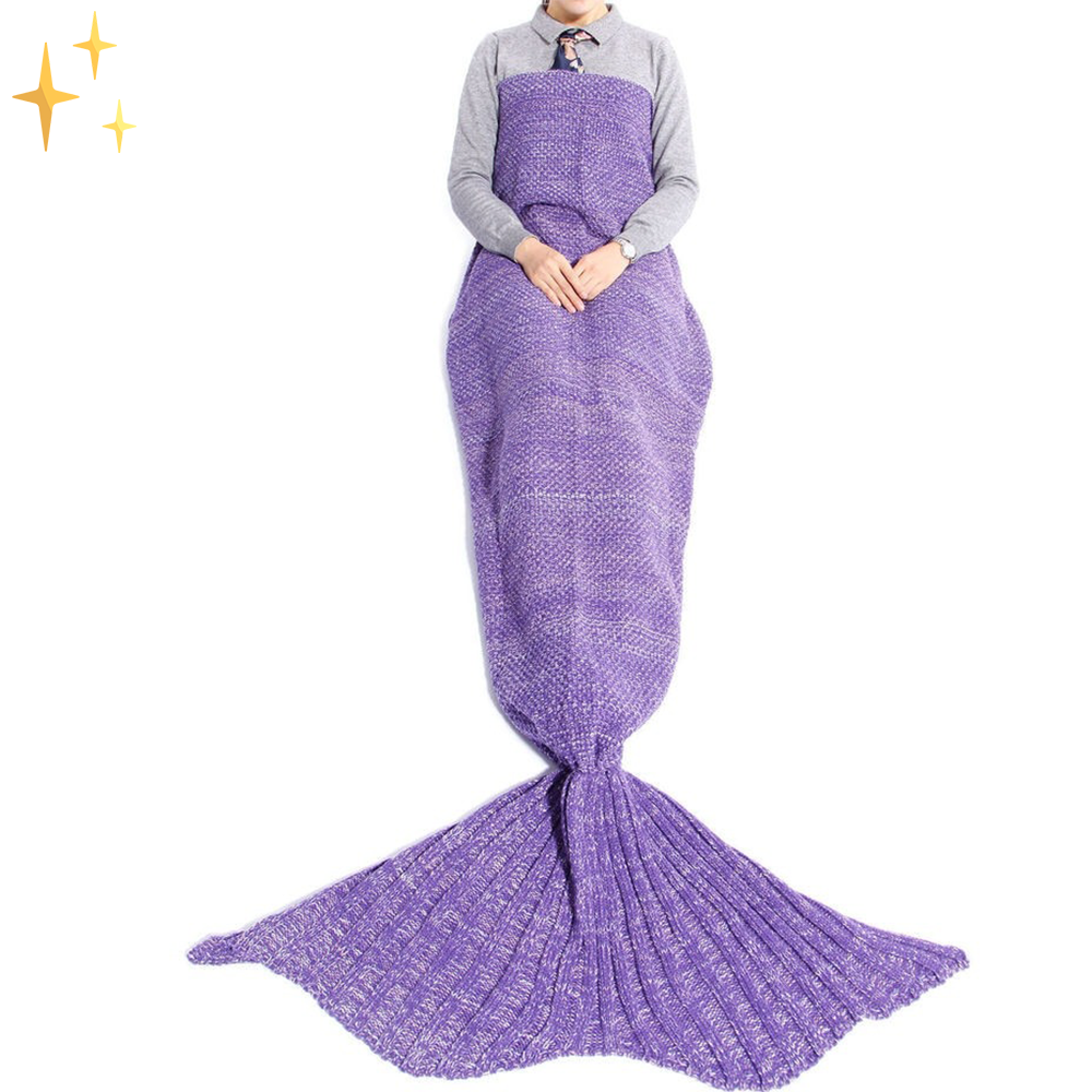 Lisslune | Warm Crocheted Mermaid Tail Blanket - MermaidDreams