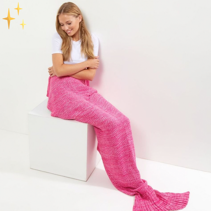 Lisslune | Warm Crocheted Mermaid Tail Blanket - MermaidDreams