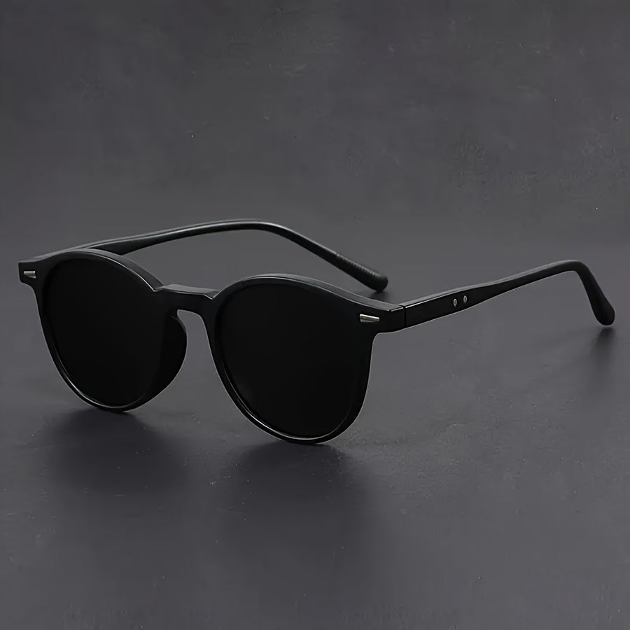 Lisslune | Men's Sunglasses RetroView – Round Tortoiseshell Glasses with Lightweight Frame