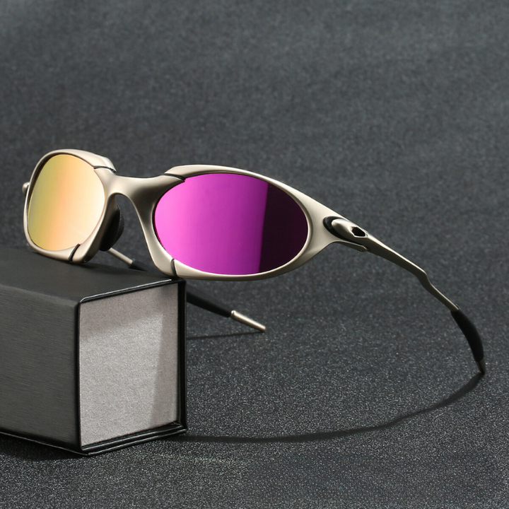 Lisslune | Men’s Sport Polarised Sunglasses – UV Protection with Lightweight Metal Frame