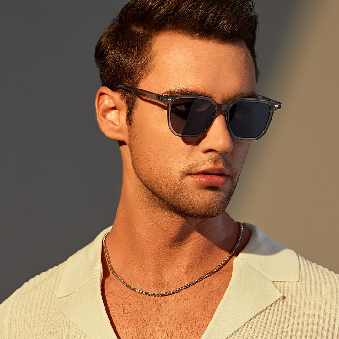 Lisslune | Men's Sunglasses RetroSquare – Lightweight, Stylish and Durable