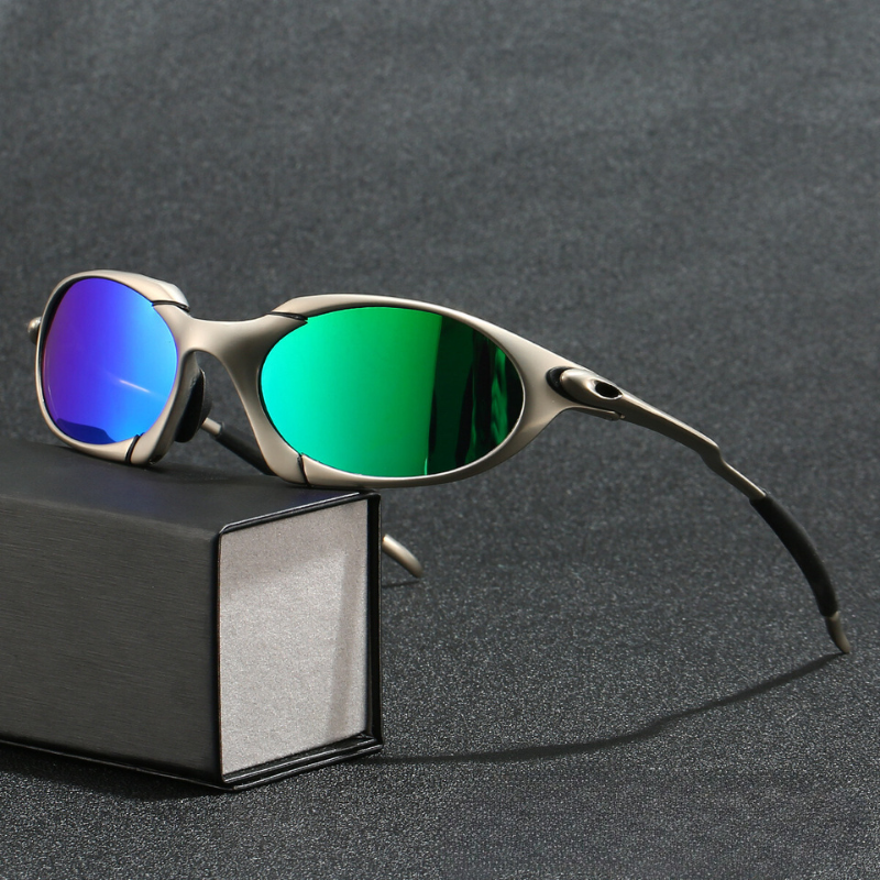 Lisslune | Men’s Sport Polarised Sunglasses – UV Protection with Lightweight Metal Frame