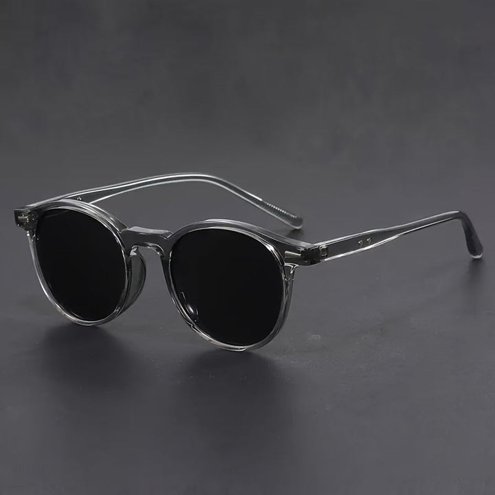 Lisslune | Men's Sunglasses RetroView – Round Tortoiseshell Glasses with Lightweight Frame
