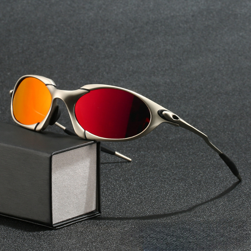Lisslune | Men’s Sport Polarised Sunglasses – UV Protection with Lightweight Metal Frame