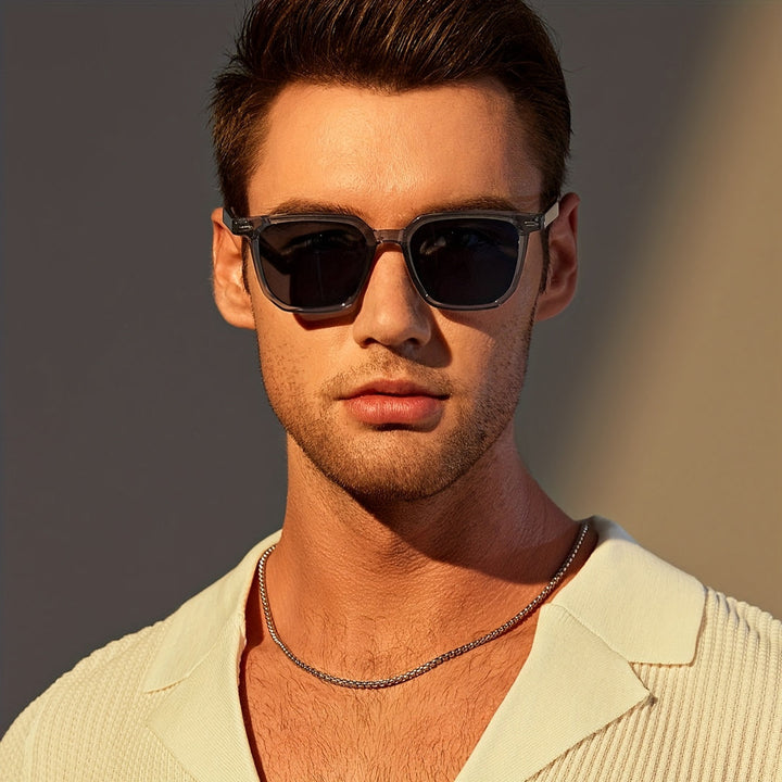 Lisslune | Men's Sunglasses RetroSquare – Lightweight, Stylish and Durable