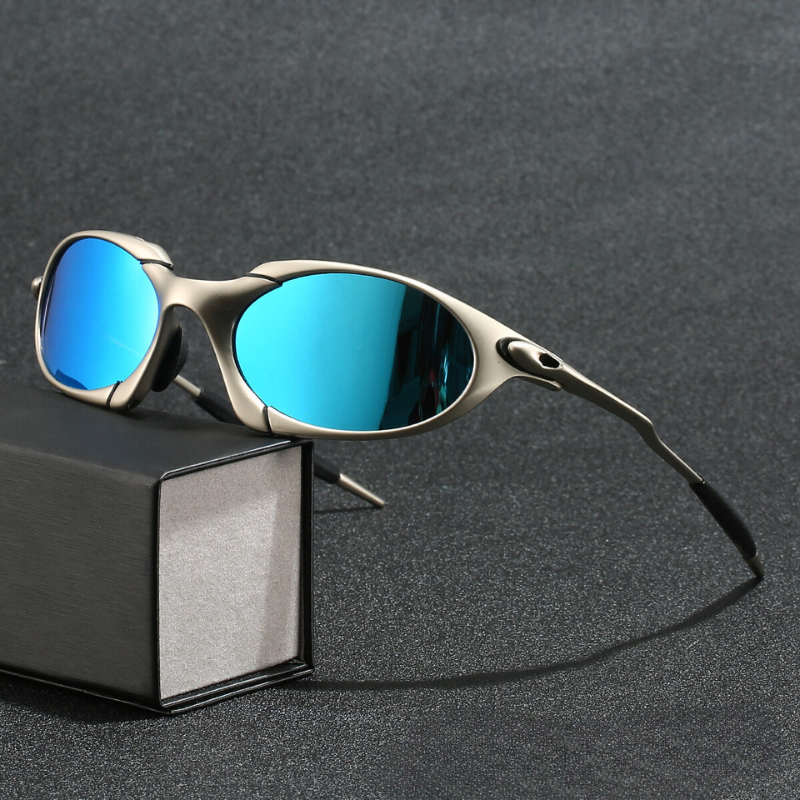 Lisslune | Men’s Sport Polarised Sunglasses – UV Protection with Lightweight Metal Frame