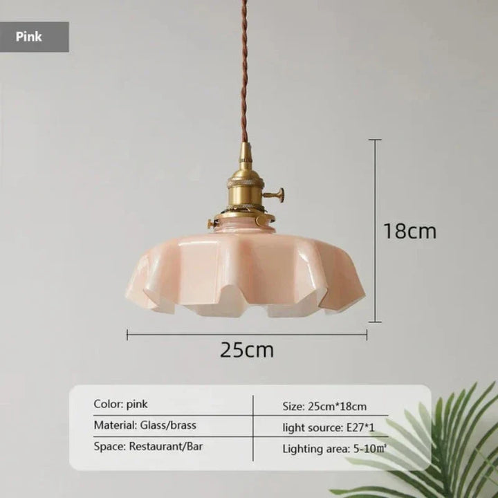 Lisslune | French Brass Hanging Lamp - BrassChic