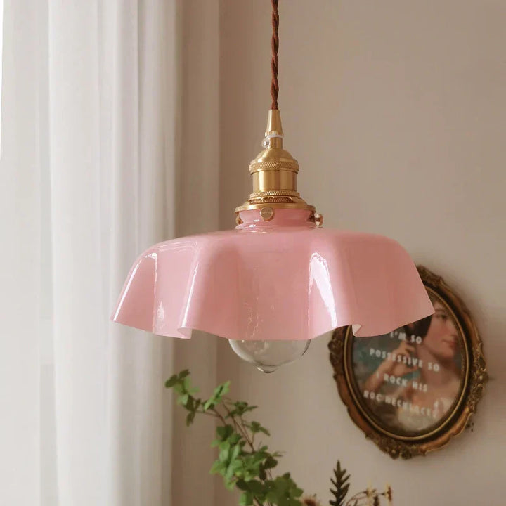 Lisslune | French Brass Hanging Lamp - BrassChic