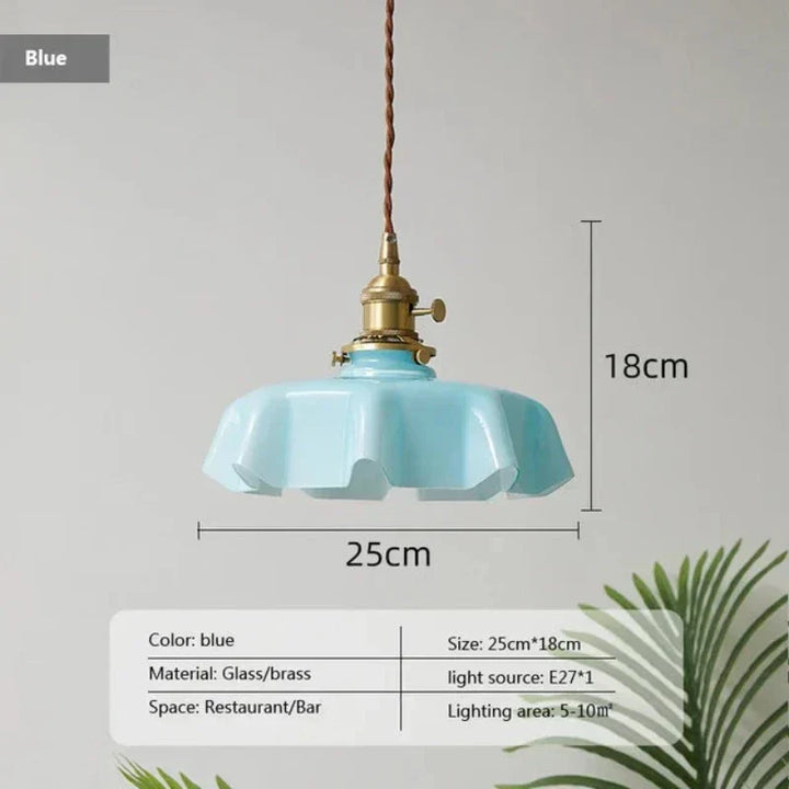 Lisslune | French Brass Hanging Lamp - BrassChic
