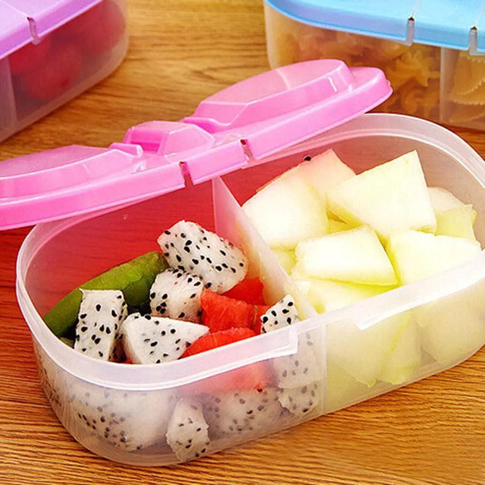 Lisslune | Dual Compartment Kitchen Storage Organizer for Fresh Food Storage