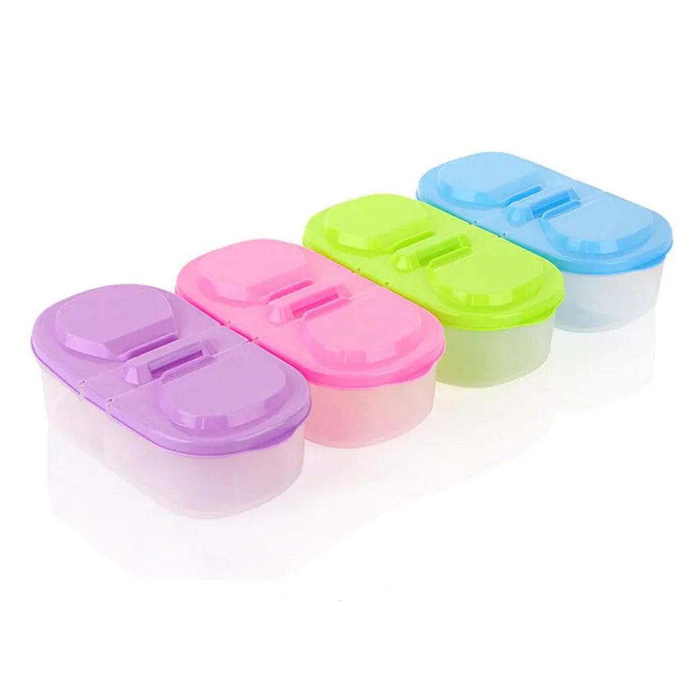 Lisslune | Dual Compartment Kitchen Storage Organizer for Fresh Food Storage