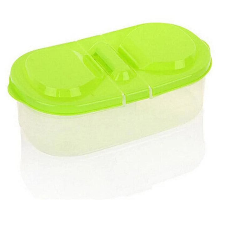 Lisslune | Dual Compartment Kitchen Storage Organizer for Fresh Food Storage