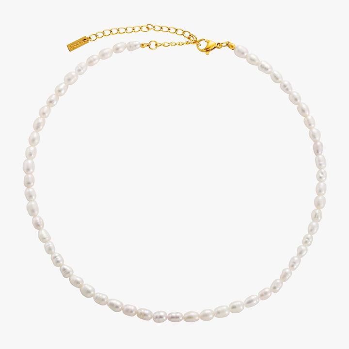 Lisslune | Amélie Freshwater Pearl Choker Necklace with 18K Gold Coating