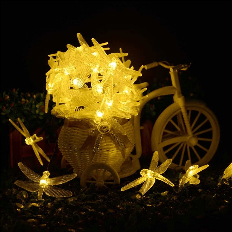 Lisslune | GlowDragon – Solar-powered fairy lights with dragonfly design