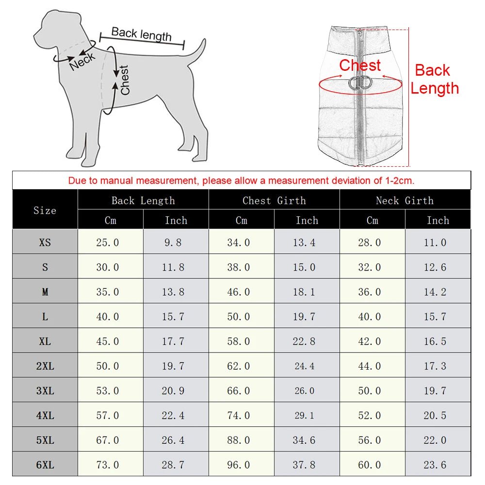 Lisslune | FrostPaw – Winter Jacket for Dogs with Protection and Comfort
