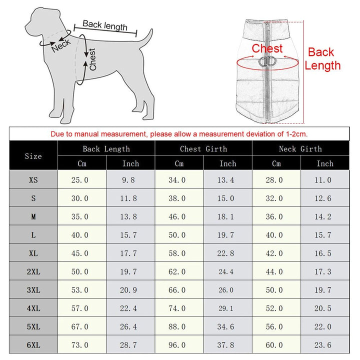 Lisslune | FrostPaw – Winter Jacket for Dogs with Protection and Comfort