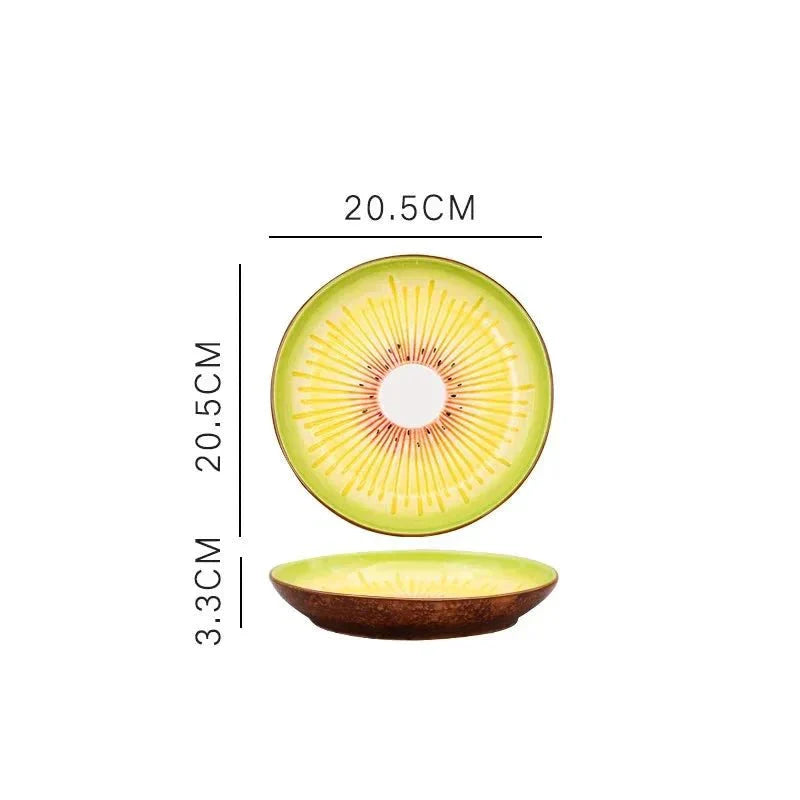 Lisslune | Vegetable Shapes Ceramic Salad Plate