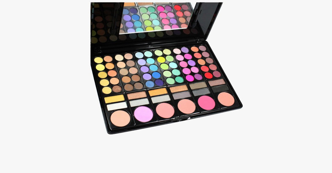 Lisslune | 78 Colors Makeup Palette for Eyeshadow – A New Look Every Day
