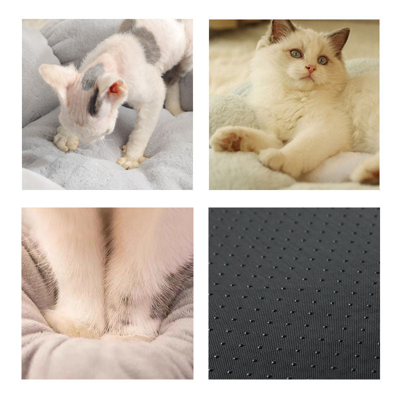 Lisslune | Deep Sleep Flower Shape Cat Bed