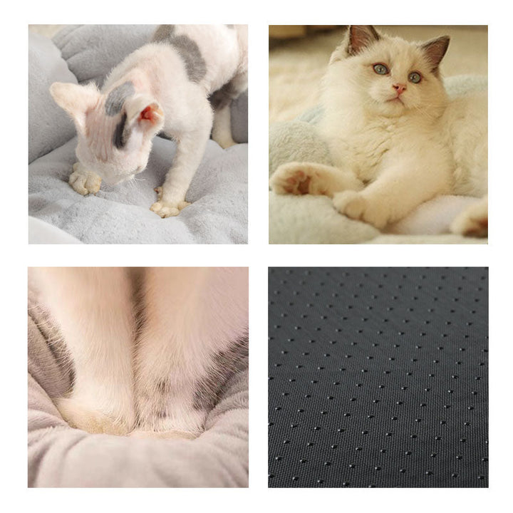 Lisslune | Deep Sleep Flower Shape Cat Bed