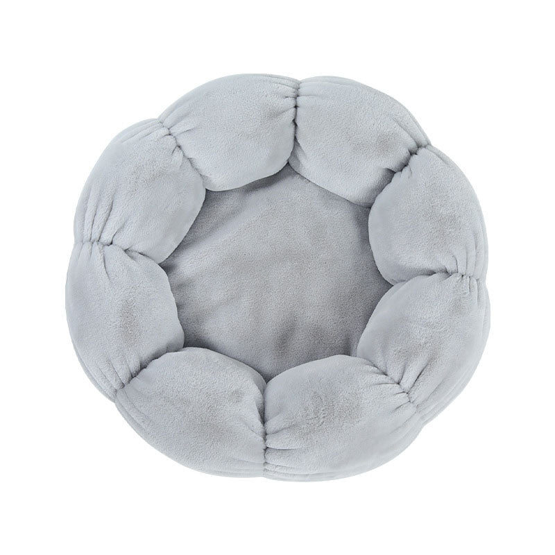 Lisslune | Deep Sleep Flower Shape Cat Bed