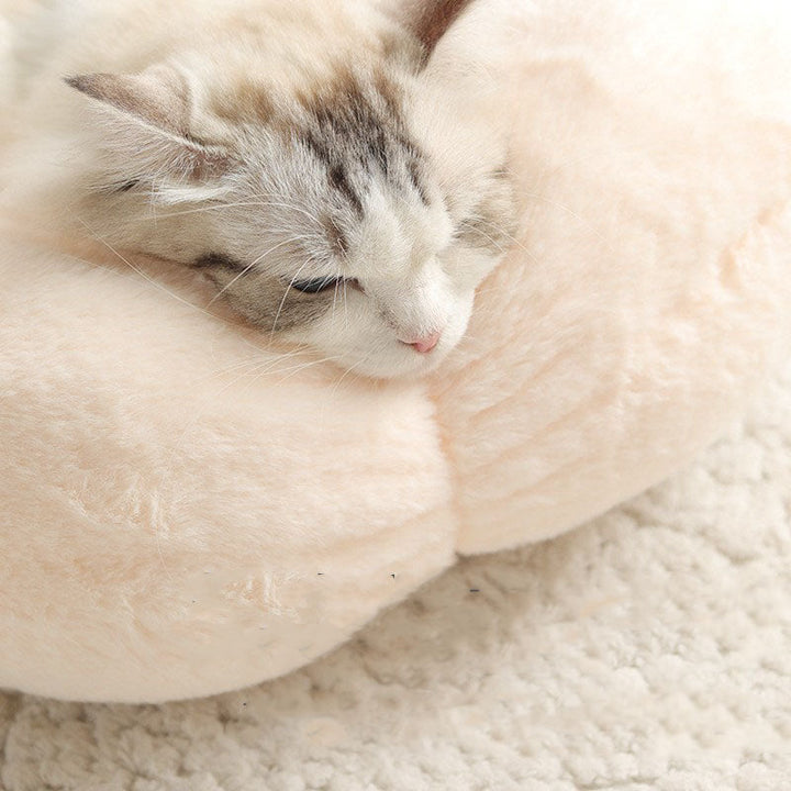 Lisslune | Deep Sleep Flower Shape Cat Bed