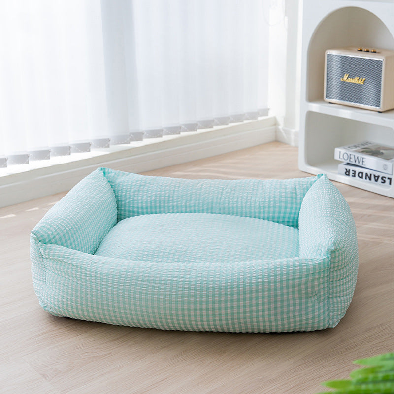 Lisslune | Rectangular washable dog bed breathable pet bed