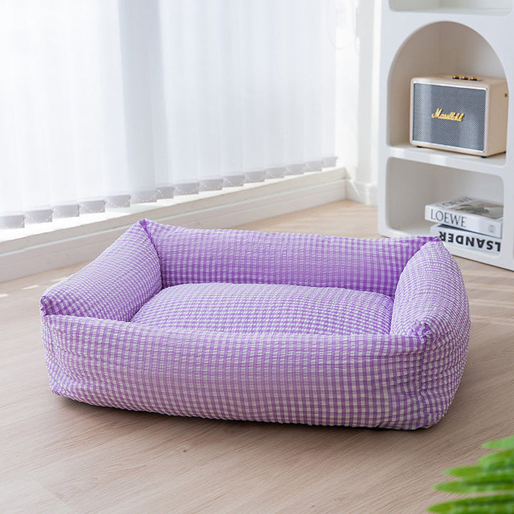 Lisslune | Rectangular washable dog bed breathable pet bed