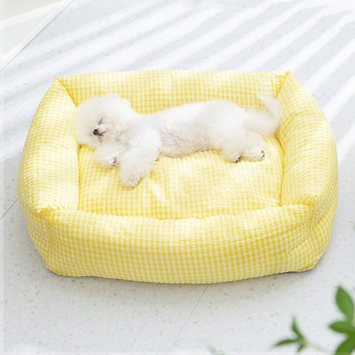 Lisslune | Rectangular washable dog bed breathable pet bed