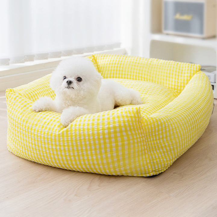 Lisslune | Rectangular washable dog bed breathable pet bed