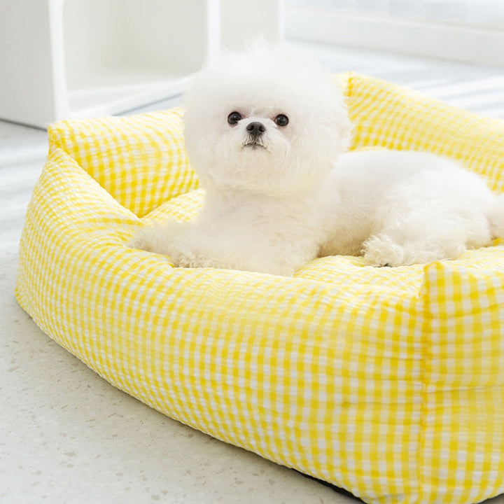Lisslune | Rectangular washable dog bed breathable pet bed
