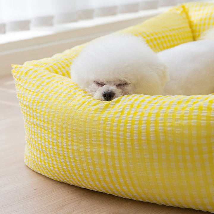 Lisslune | Rectangular washable dog bed breathable pet bed